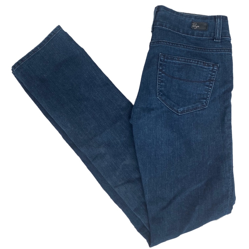 Paige Denim hidden hills straight leg mid rise jeans